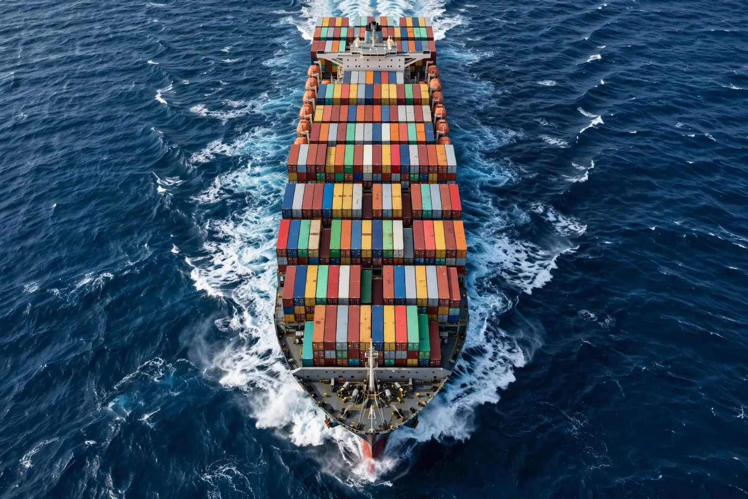 container ship aerial 1